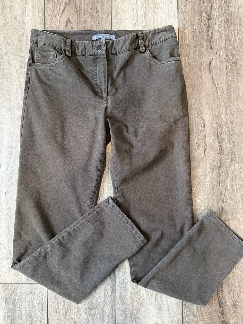 Elliott Lauren- Brown Casual Straight-Leg Pants (4)